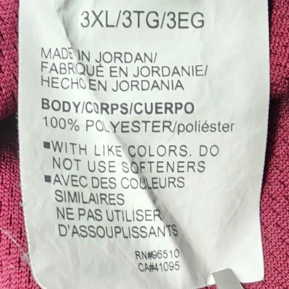 Under Armour Mens 3XL Maroon HeatGear Polo Shirt Loose Fit 1290140 Burgundy - Picture 8 of 11